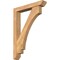Ekena Millwork Imperial Slat Smooth Bracket w/ Offset Brace, Western Red Cedar, 5 1/2"W x 32"D x 44"H BKT0604X32X44IMP06SWR - alternate 1